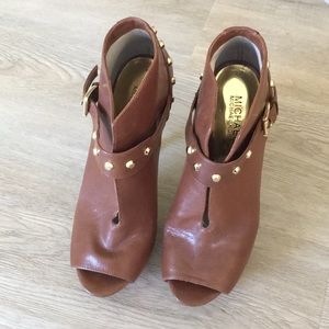 Michael Kors Peak Toe Bootie Heels